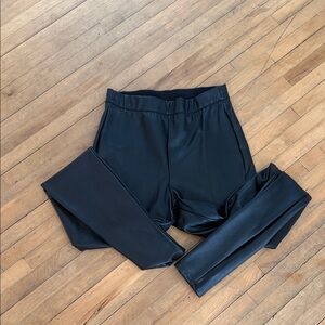 Express Black Leggings with Branded Waistband